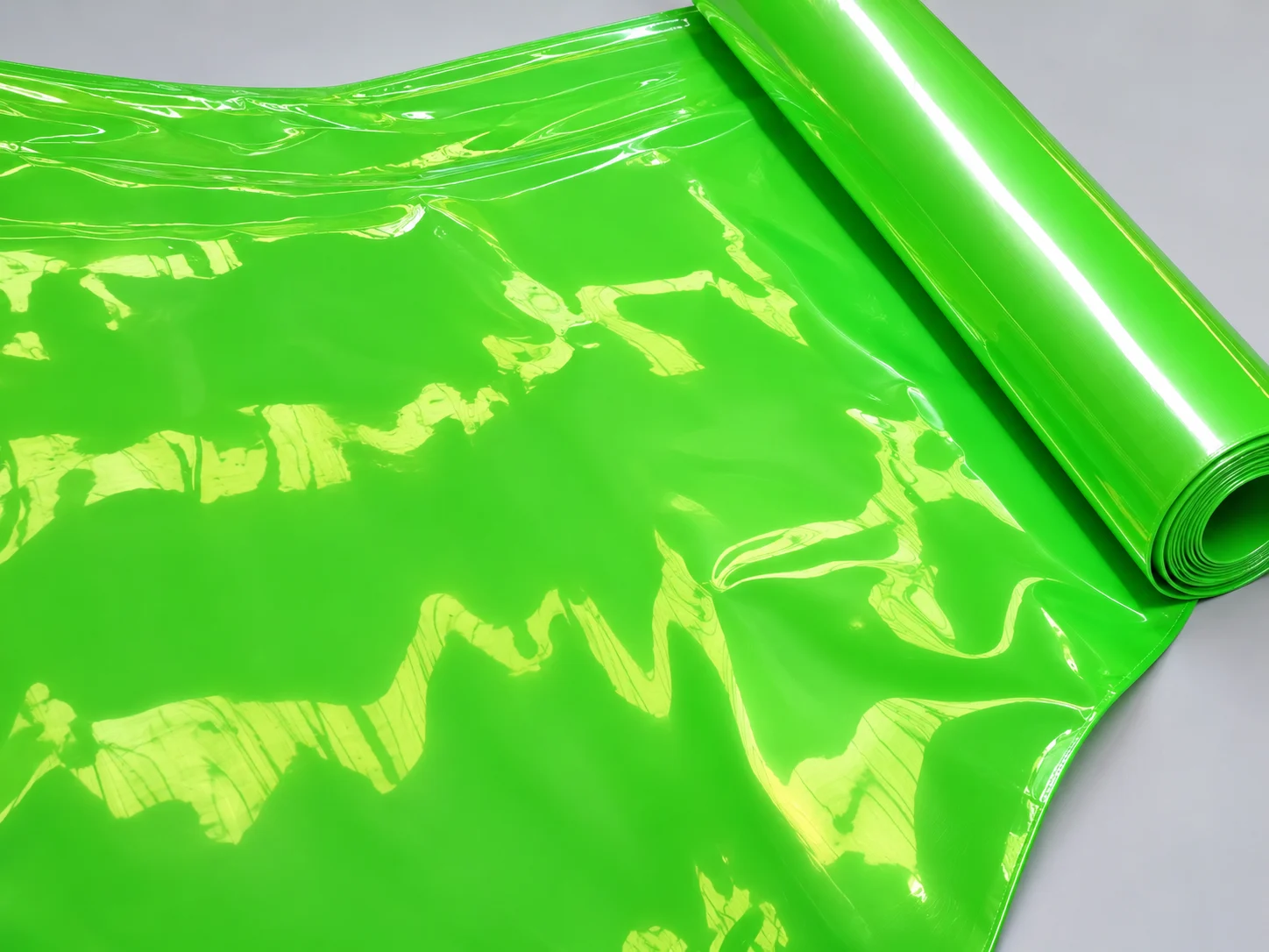 Green coated covering material
