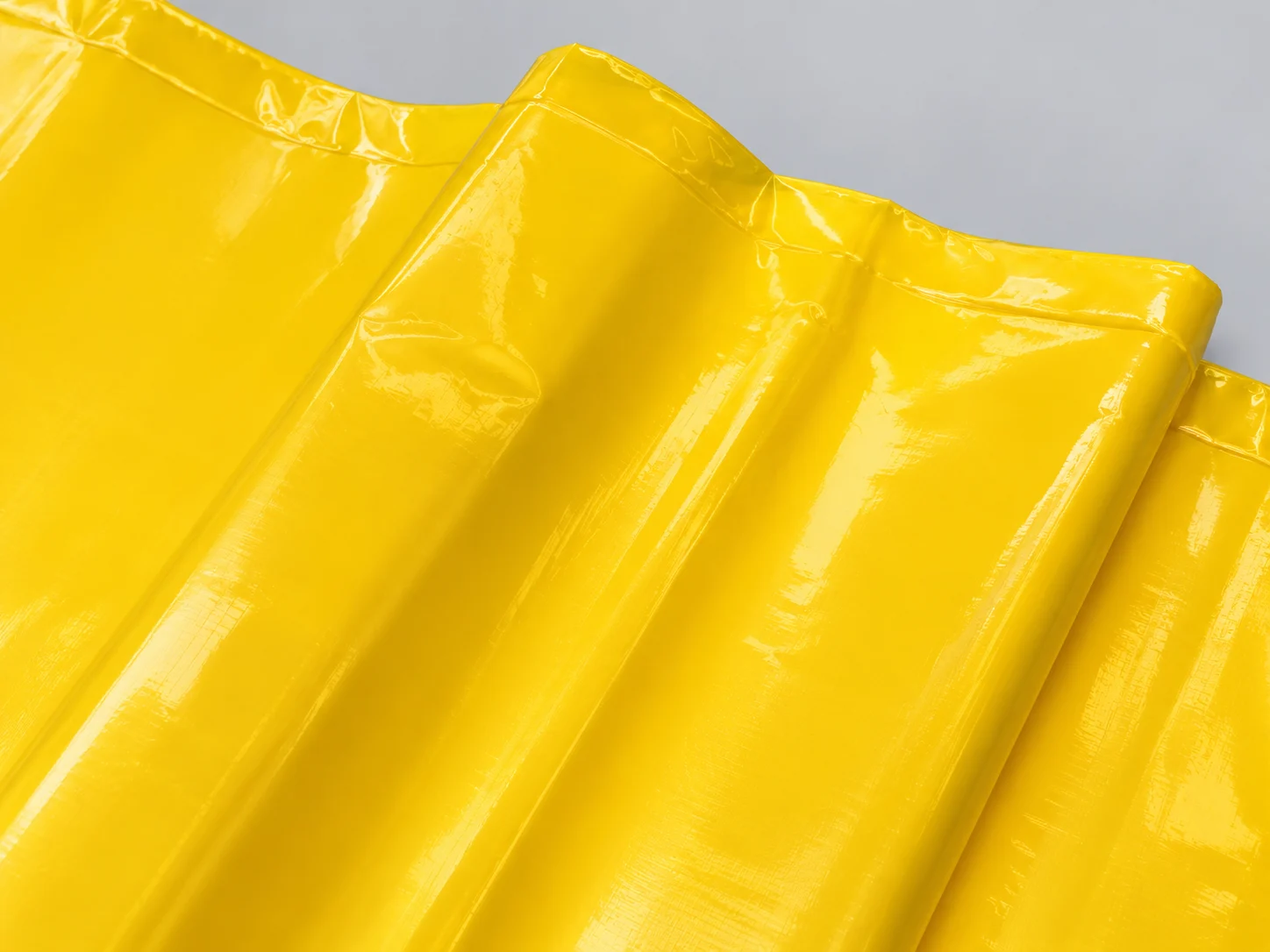 Yellow coated covering material